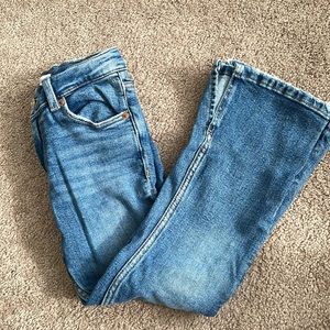 Zara flare leg denim jeans